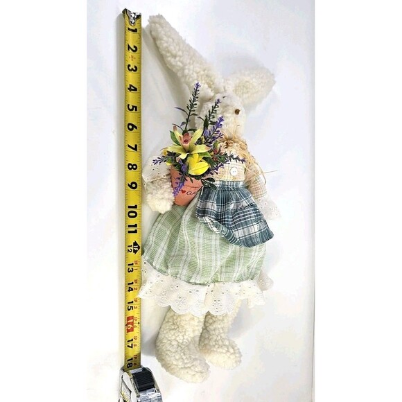 Country Farmhouse Bunny Rabbit Spring Gardener - Picture 7 of 10